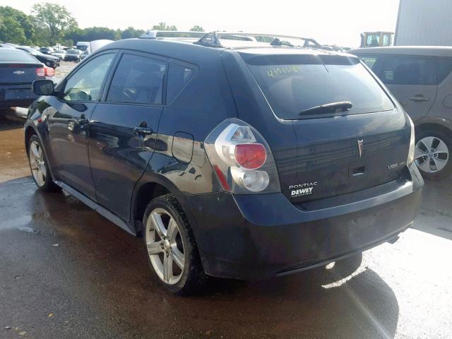 5Y2SM670X9Z466274 - 2009 PONTIAC VIBE BLACK photo 3