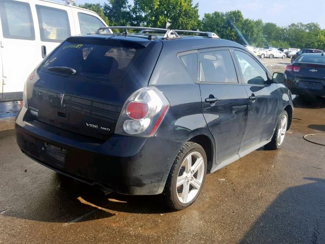 5Y2SM670X9Z466274 - 2009 PONTIAC VIBE BLACK photo 4