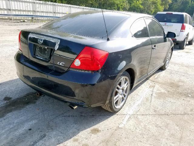 JTKDE177170185304 - 2007 TOYOTA SCION TC შავი ფოტო 4