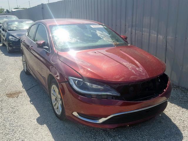 1C3CCCAB9FN578152 - 2015 CHRYSLER 200 LIMITE MAROON photo 1