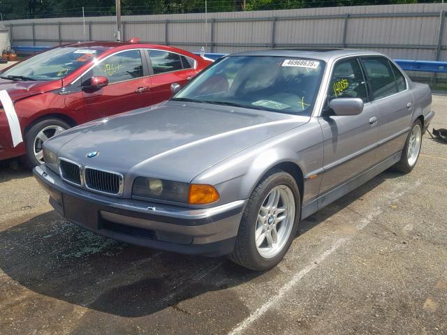 WBAGK2324WDH69278 - 1998 BMW 750 IL SILVER photo 2