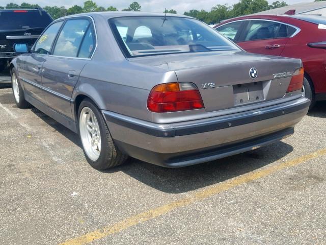 WBAGK2324WDH69278 - 1998 BMW 750 IL SILVER photo 3