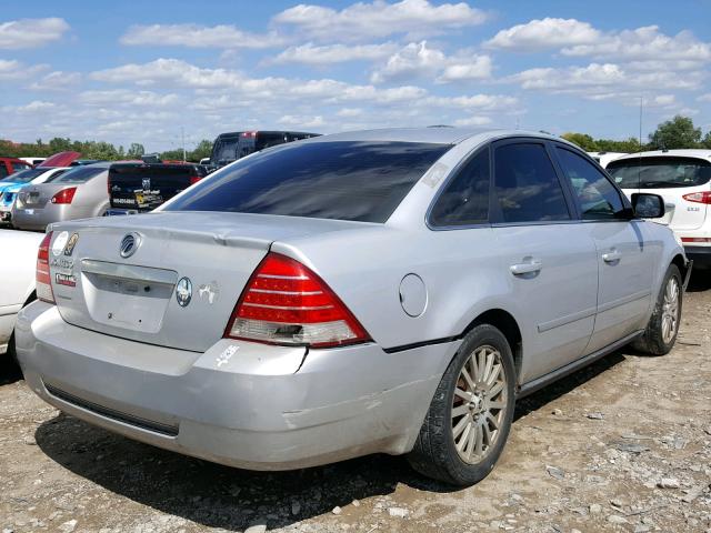 1MEFM42155G614079 - 2005 MERCURY MONTEGO PR SILVER photo 4