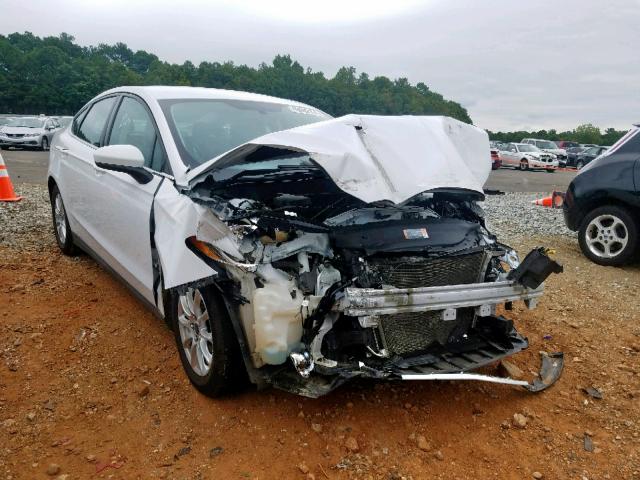 3FA6P0G7XFR229518 - 2015 FORD FUSION S WHITE photo 1