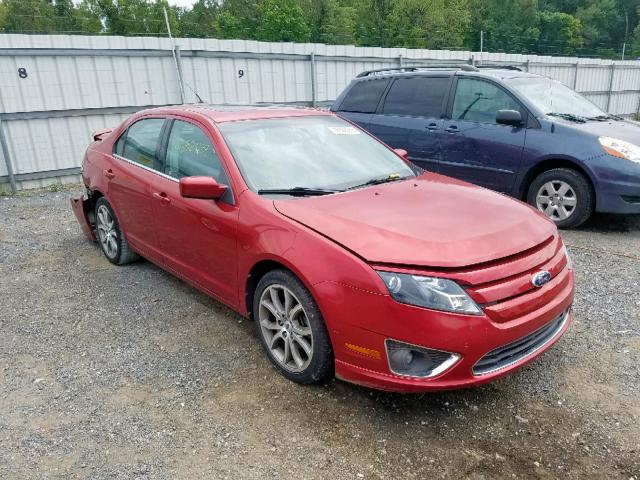 3FAHP0JA7AR386669 - 2010 FORD FUSION SEL RED photo 1