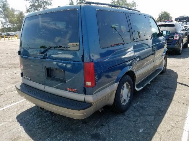 1GKDM19W51B504038 - 2001 GMC SAFARI XT BLUE photo 4