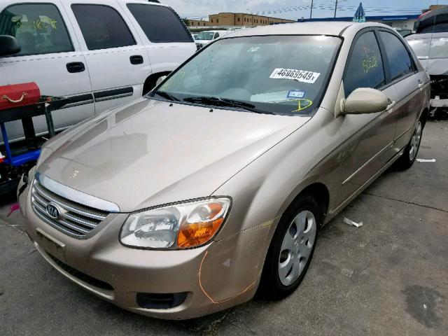 KNAFE121175403602 - 2007 KIA SPECTRA EX GOLD photo 2