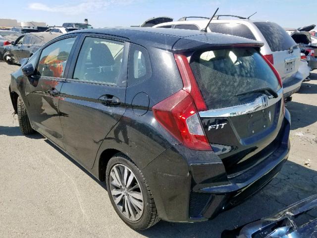 JHMGK5H76GX029526 - 2016 HONDA FIT EX BLACK photo 3