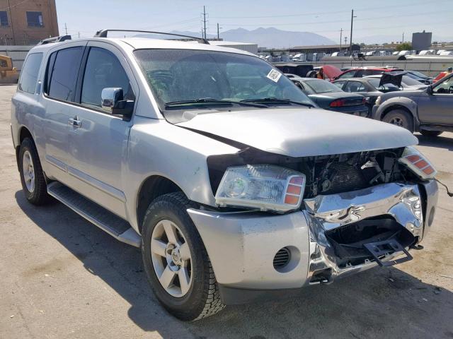 5N1AA08B24N729774 - 2004 NISSAN ARMADA SE GRAY photo 1