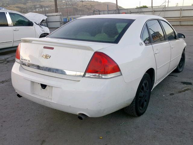 2G1WS551269348313 - 2006 CHEVROLET IMPALA POL WHITE photo 4