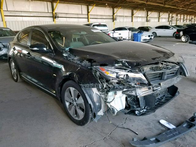 KNAGN4AD1F5088753 - 2015 KIA OPTIMA HYB BLACK photo 1