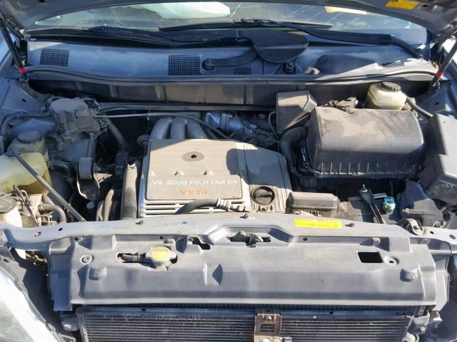 JTJGF10U810100514 - 2001 LEXUS RX 300 GRAY photo 7