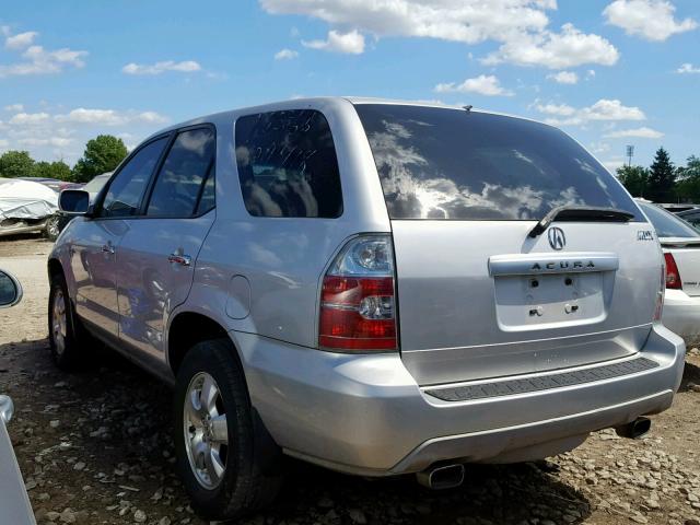 2HNYD182X6H537864 - 2006 ACURA MDX GRAY photo 3