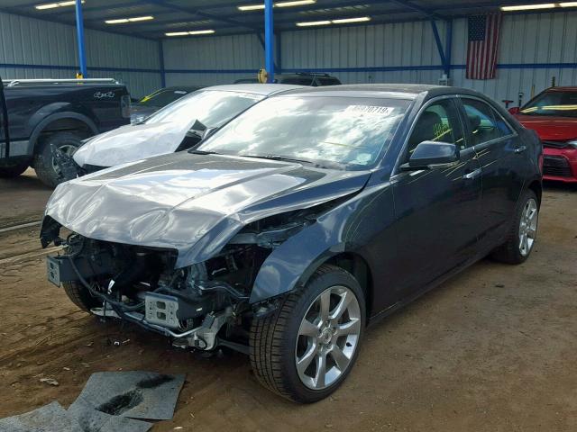 1G6AH5SX7E0192953 - 2014 CADILLAC ATS LUXURY GRAY photo 2