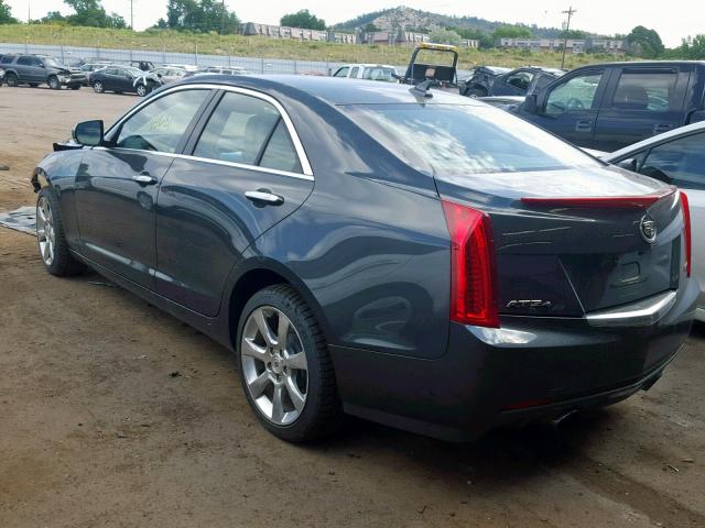 1G6AH5SX7E0192953 - 2014 CADILLAC ATS LUXURY GRAY photo 3