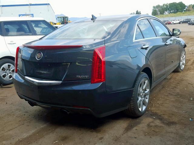 1G6AH5SX7E0192953 - 2014 CADILLAC ATS LUXURY GRAY photo 4