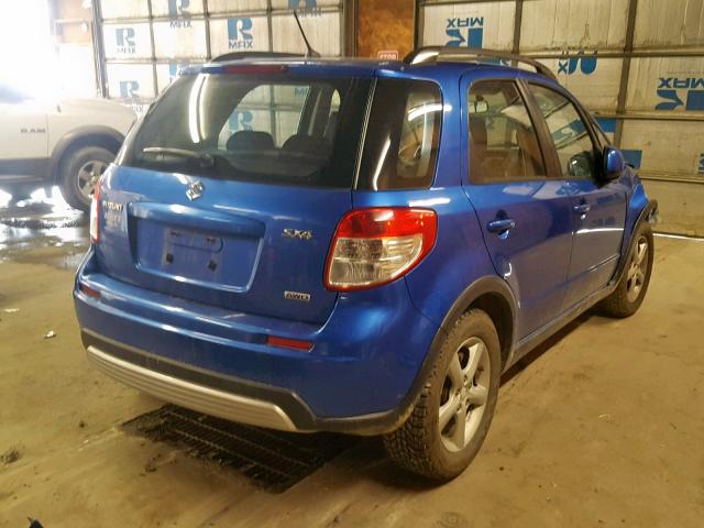 JS2YB413575109652 - 2007 SUZUKI SX4 BLUE photo 4