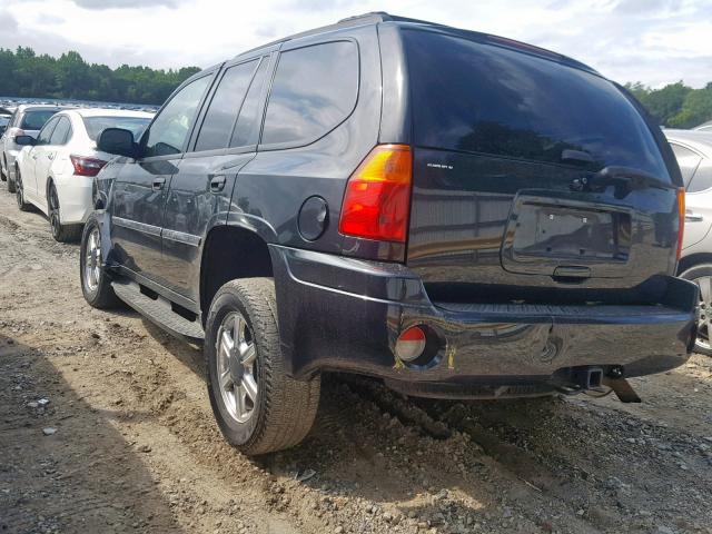 1GKDT13S482248610 - 2008 GMC ENVOY BLACK photo 3