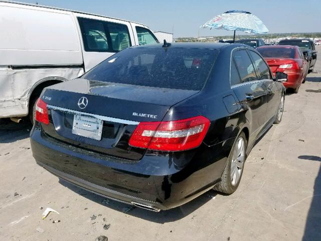 WDDHF2EB2BA456950 - 2011 MERCEDES-BENZ E 350 BLUE BLACK photo 4