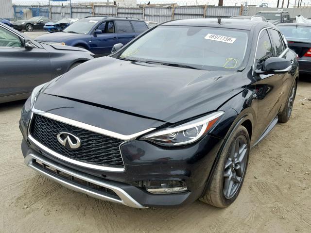 SJKCH5CP9HA026305 - 2017 INFINITI QX30 BASE BLACK photo 2