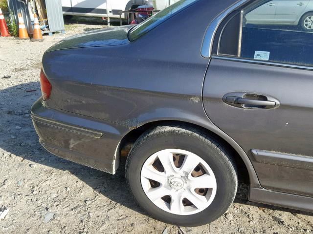 KMHWF25S64A950860 - 2004 HYUNDAI SONATA GL GRAY photo 9