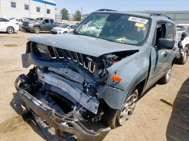 ZACCJBAB6JPJ48023 - 2018 JEEP RENEGADE S Boz foto 2