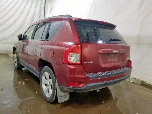 1J4NF1FB9BD191295 - 2011 JEEP COMPASS SP RED photo 3