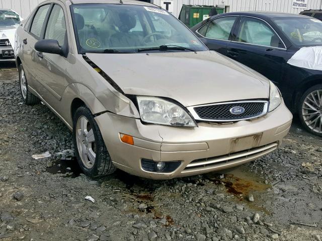 1FAHP34N77W304817 - 2007 FORD FOCUS ZX4 BEIGE photo 9