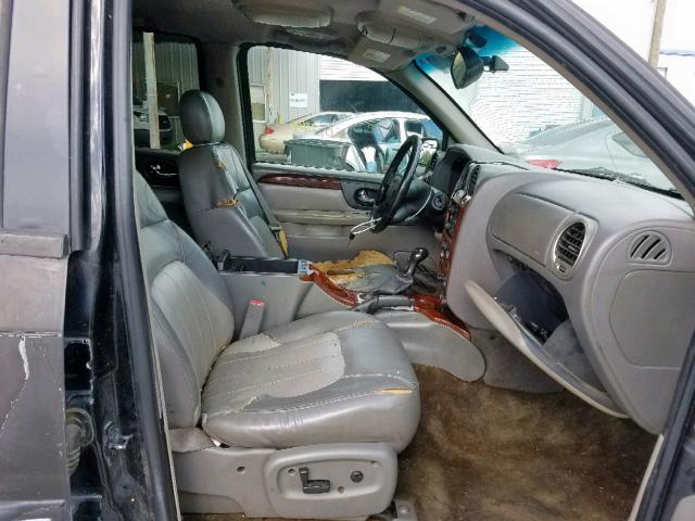 1GKDT13S232238649 - 2003 GMC ENVOY BLACK photo 5