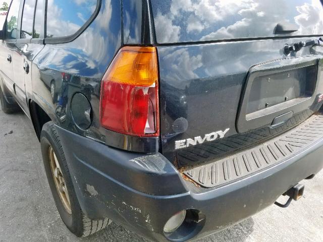 1GKDT13S232238649 - 2003 GMC ENVOY BLACK photo 9