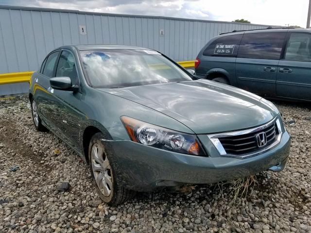 1HGCP368X8A073889 - 2008 HONDA ACCORD EXL GREEN photo 1