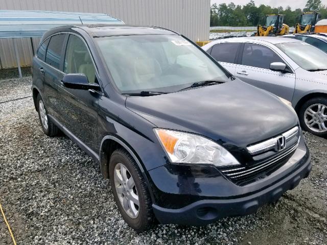 5J6RE38769L004958 - 2009 HONDA CR-V EXL BLACK photo 1