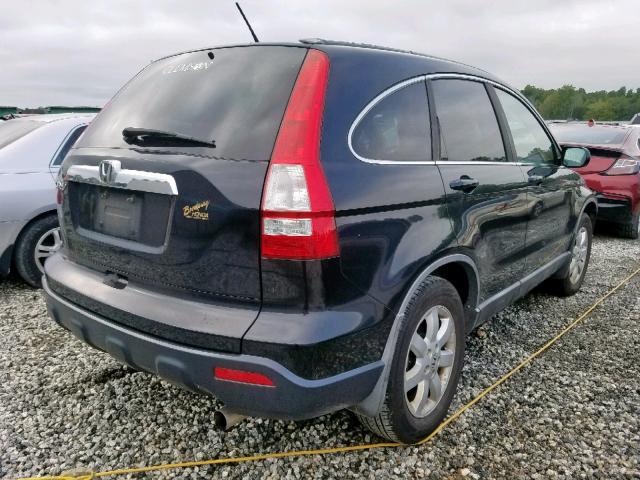 5J6RE38769L004958 - 2009 HONDA CR-V EXL BLACK photo 4