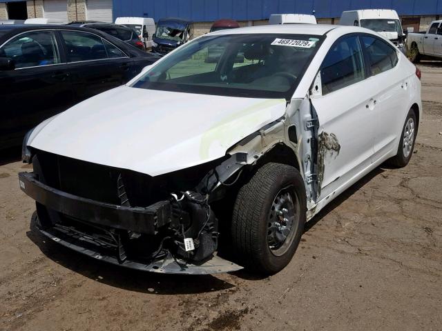 5NPD74LF4JH350921 - 2018 HYUNDAI ELANTRA SE WHITE photo 2