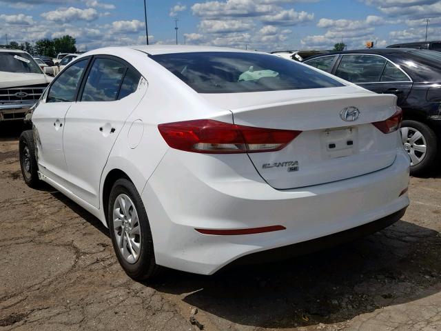 5NPD74LF4JH350921 - 2018 HYUNDAI ELANTRA SE WHITE photo 3