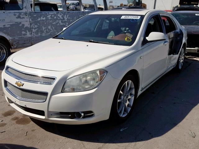 1G1ZK57748F248755 - 2008 CHEVROLET MALIBU LTZ თეთრი ფოტო 2