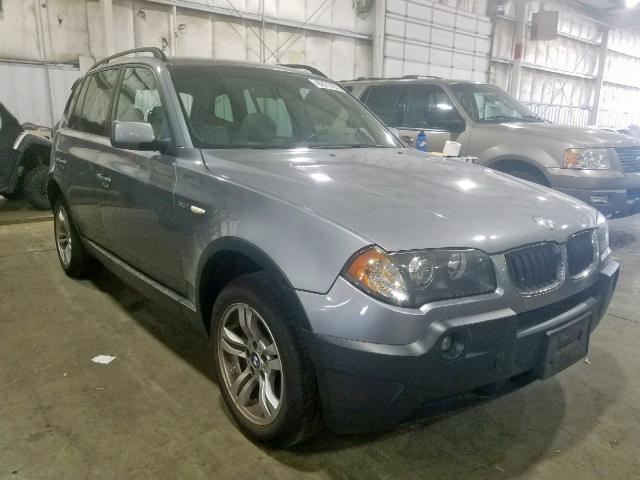 WBXPA93464WA30479 - 2004 BMW X3 3.0I GRAY photo 1