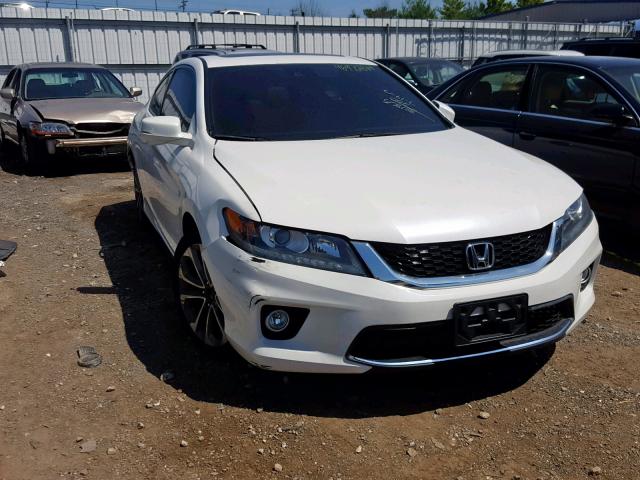 1HGCT2B84EA005059 - 2014 HONDA ACCORD EXL WHITE photo 1