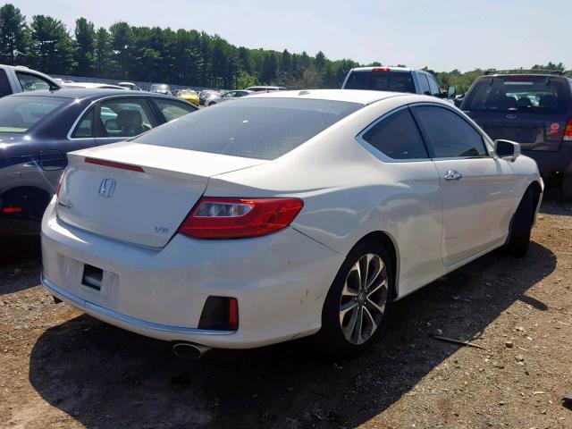 1HGCT2B84EA005059 - 2014 HONDA ACCORD EXL WHITE photo 4