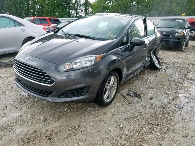 3FADP4BJ7HM110245 - 2017 FORD FIESTA SE GRAY photo 2