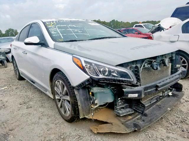 5NPE34AF0HH512489 - 2017 HYUNDAI SONATA SPO WHITE photo 1