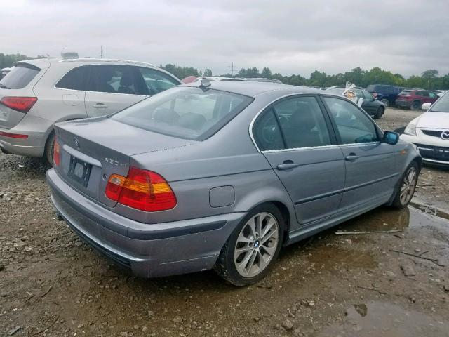 WBAEW53425PN39103 - 2005 BMW 330 XI GRAY photo 4