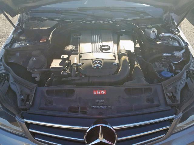 WDDGF4HB4EA953358 - 2014 MERCEDES-BENZ C 250 GRAY photo 7