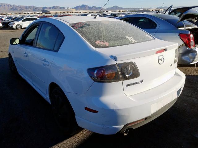 JM1BK123641179211 - 2004 MAZDA 3 S WHITE photo 3