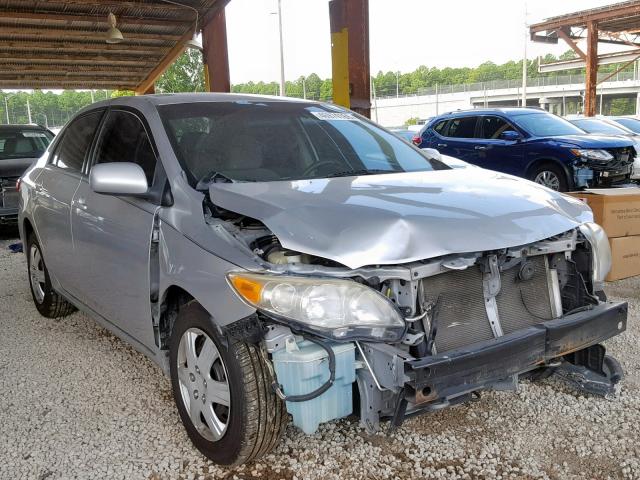 2T1BU4EE8BC671711 - 2011 TOYOTA COROLLA BA SILVER photo 1