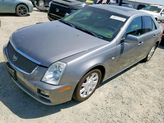 1G6DW677250185779 - 2005 CADILLAC STS GRAY photo 2