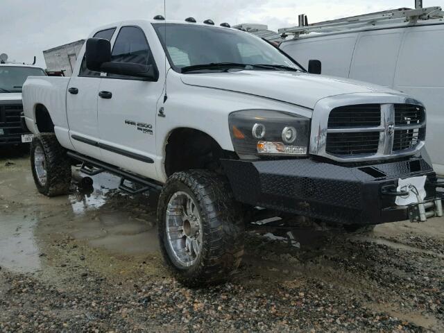 1D7KS28C66J135943 - 2006 DODGE RAM 2500 S WHITE photo 1