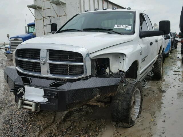 1D7KS28C66J135943 - 2006 DODGE RAM 2500 S WHITE photo 2