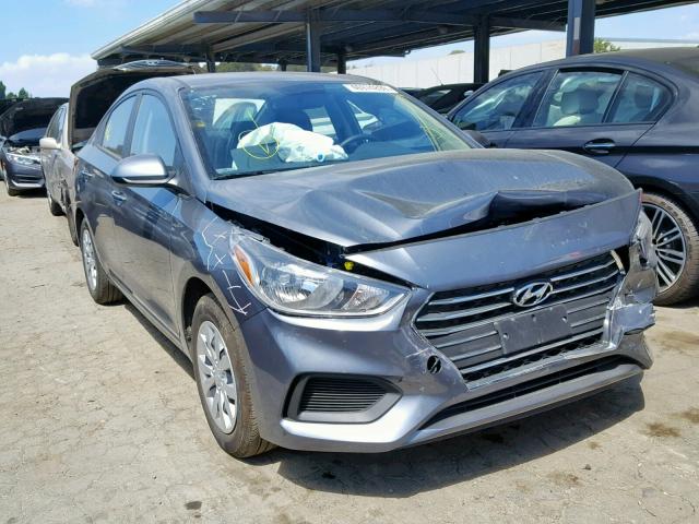 3KPC24A37KE086943 - 2019 HYUNDAI ACCENT SE GRAY photo 1