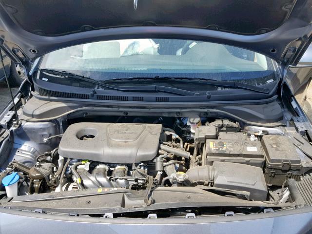 3KPC24A37KE086943 - 2019 HYUNDAI ACCENT SE GRAY photo 7